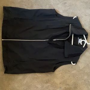 Women's black Columbia unlined vest- size IX